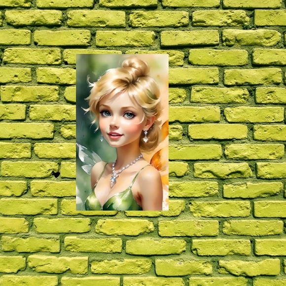 TINKER BELL 13”x19" FINE Art Print - only 6 signed and numered prints made - Picture 2 of 5